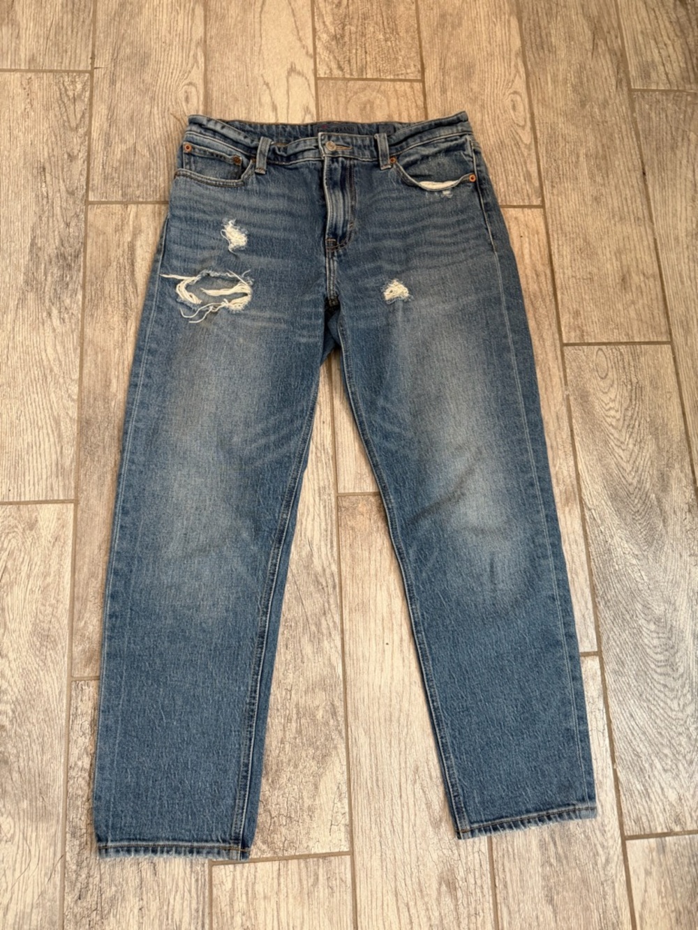 Lucky Brand Sienna Slim Boyfriend Distressed Jeans